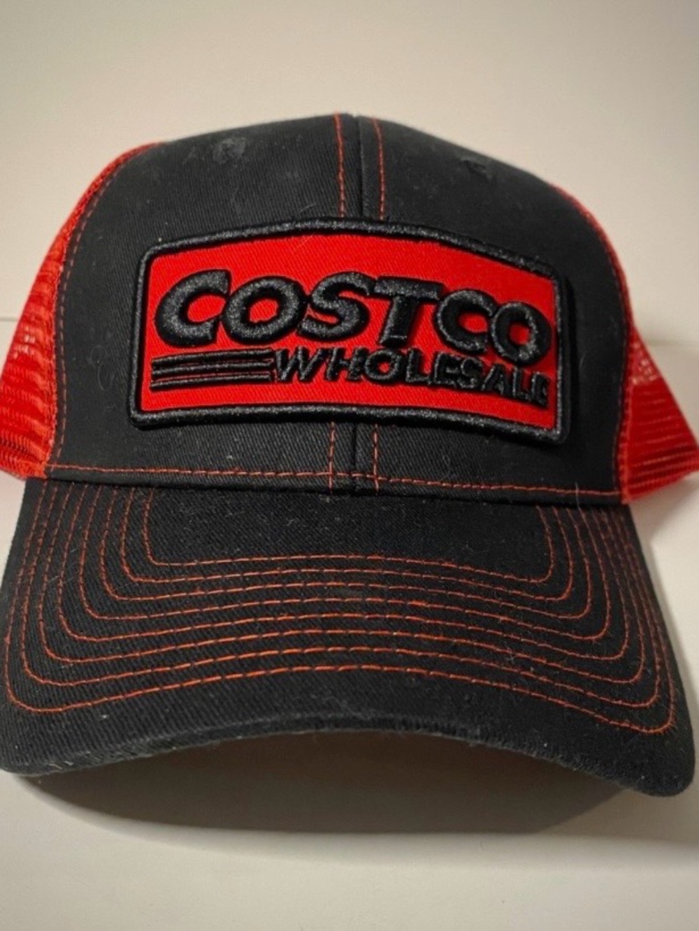Costco Wholesale Trucker Cap - Red and Black